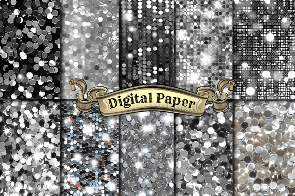 Download Luxury Silver Digital Paper - Silver digital paper Collection