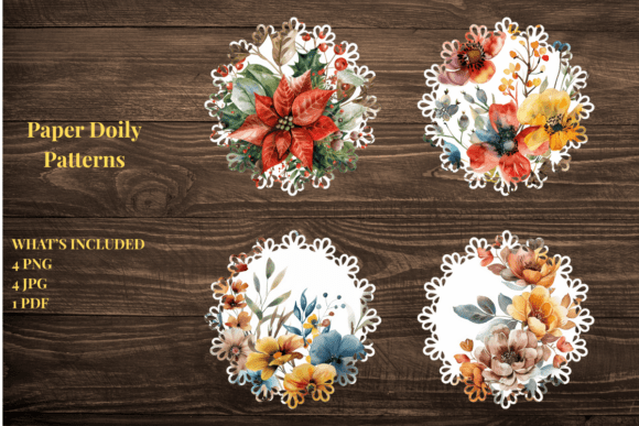 Download Winter Floral Lace Doily Patterns - Patterns Collection