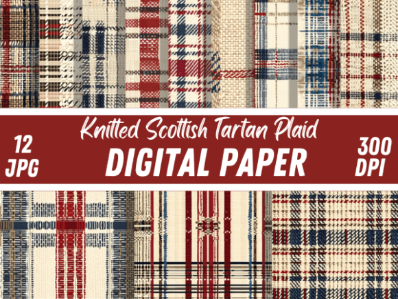 Download Knitted Scottish Tartan Plaid Patterns - Patterns Collection