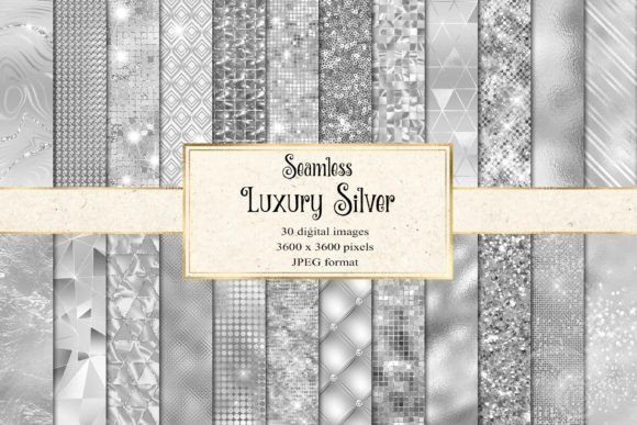 Download Luxury Silver Digital Paper - Silver digital paper Collection