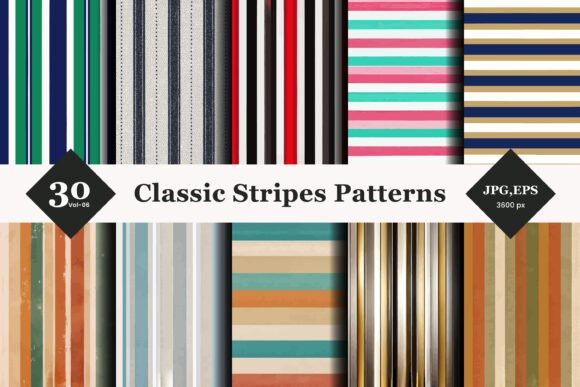 Download Classic Stripes Seamless Patterns 06 - Patterns Collection