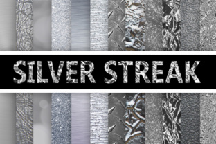 Download Silver Streak - Silver Digital Paper Textures - Silver digital paper Collection