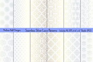 Download Seamless Silver Lace Patterns - Patterns Collection