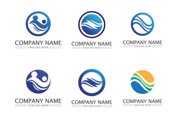 Download Wave and Water Icon Beach Logo Design - Premium Resources
