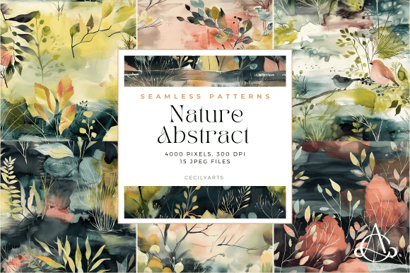 Download Nature Abstract Seamless Patterns - Patterns Collection